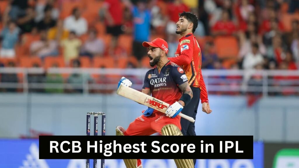 RCB Highest Score in IPL
