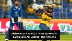 Afghanistan National Cricket Team vs Sri Lanka National Cricket Team Timeline