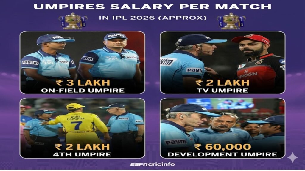 IPL Umpire Salary 2026