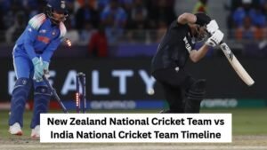 New Zealand National Cricket Team vs India National Cricket Team Timeline