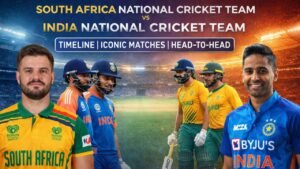 South Africa National Cricket Team vs India National Cricket Team Timeline