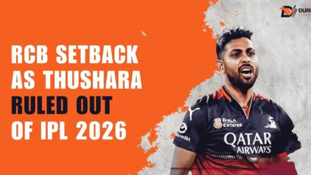 Nuwan Thushara Fails Fitness Test