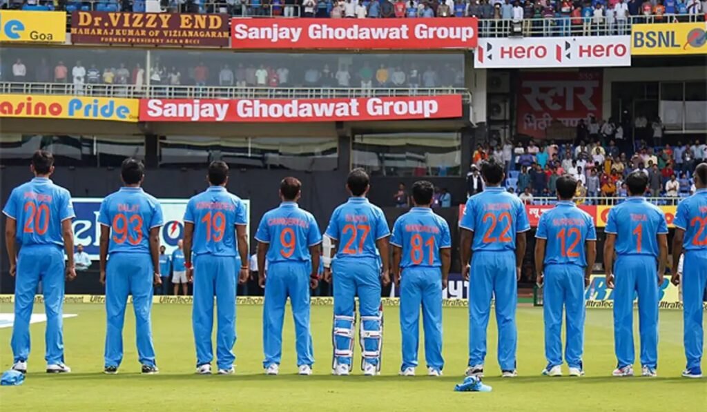 1 to 100 Jersey Number in Cricket India List